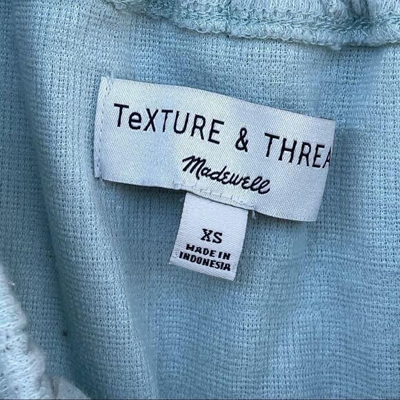 Madewell textured thread off shoulder top xs - Picture 4 of 5